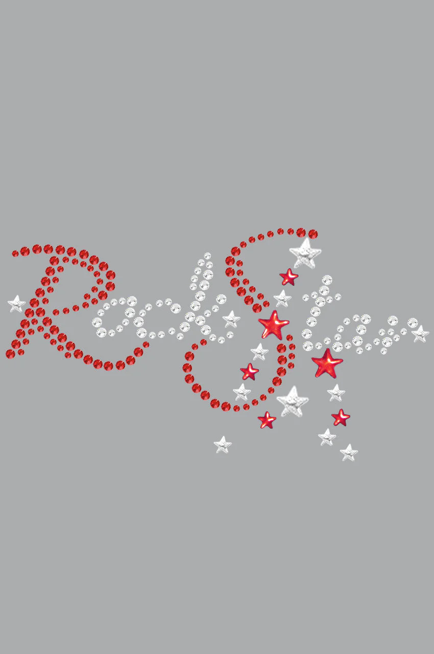 Rock Star (Red Austrian crystal Rhinestones) - Bandanna - Image 4