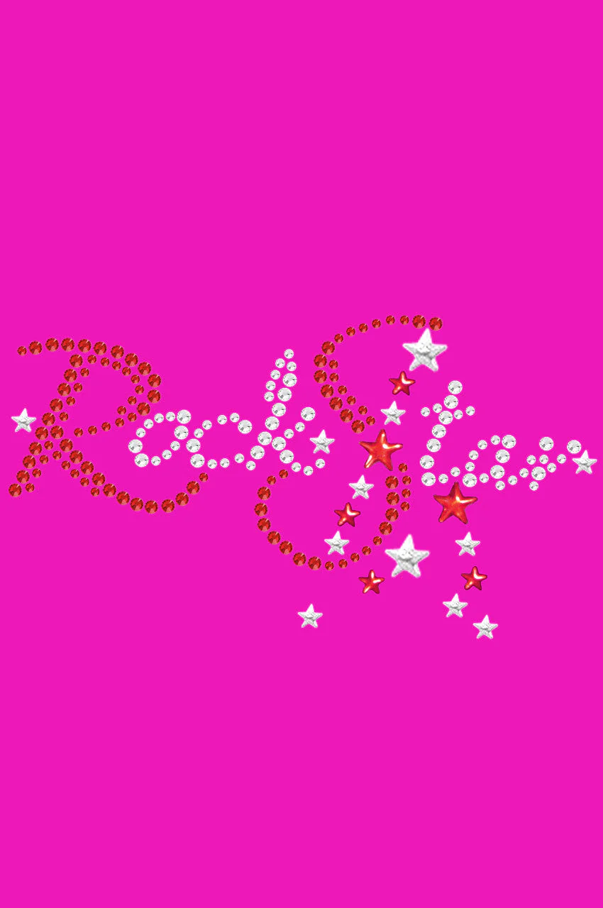 Rock Star (Red Austrian crystal Rhinestones) - Bandanna - Image 5