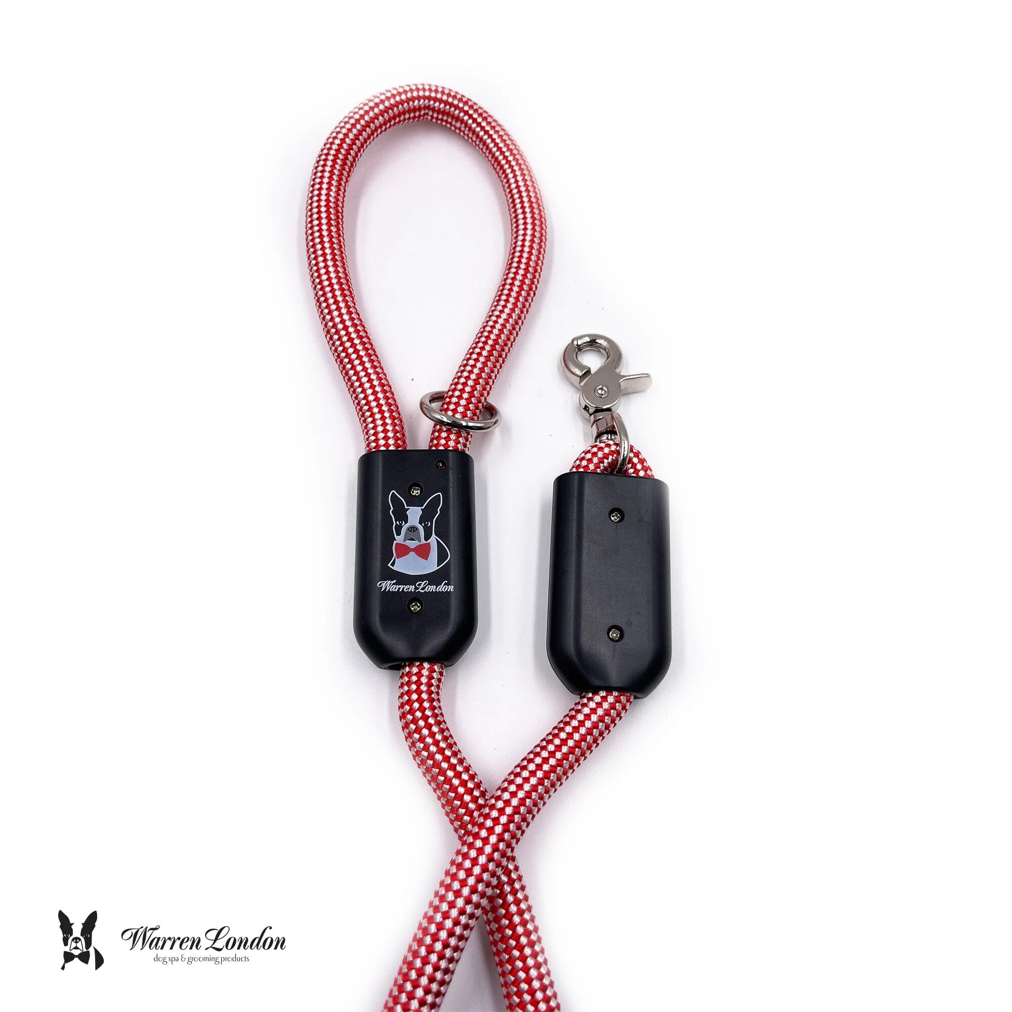 Rope Leash - Red/White - Image 8