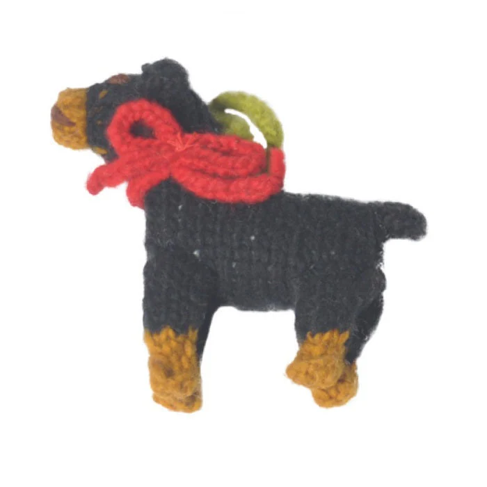 Rottweiler Dog Ornament