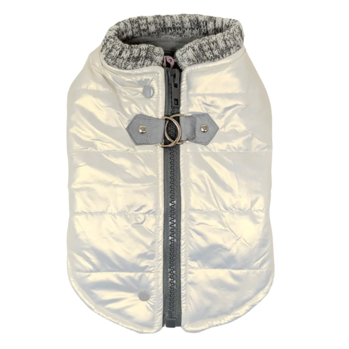 Runner Coat Metallic Pearl White - Image 2