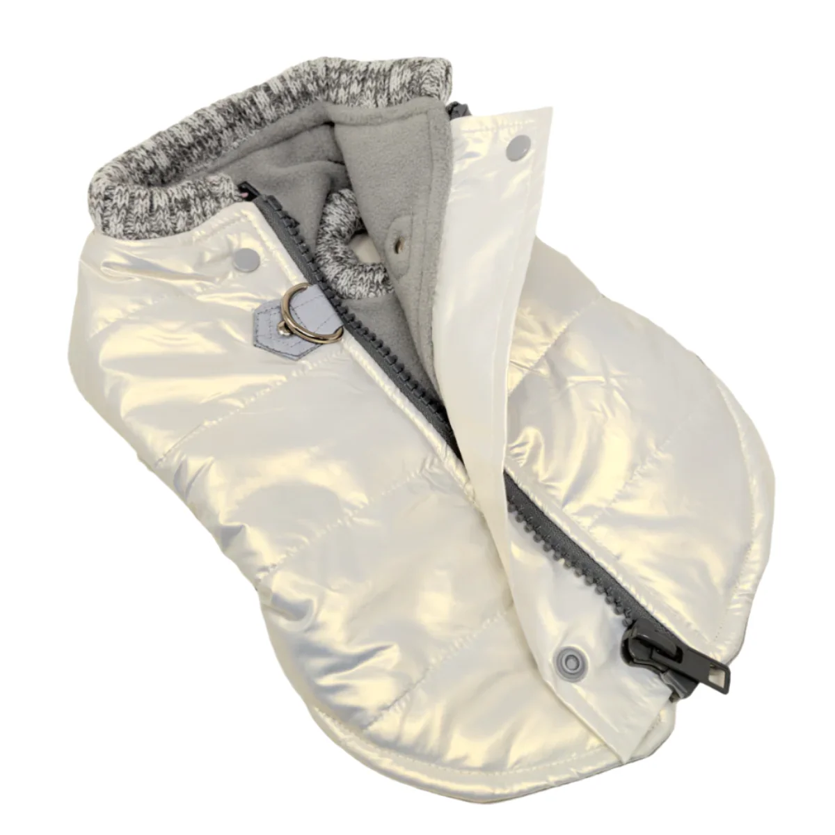 Runner Coat Metallic Pearl White - Image 4