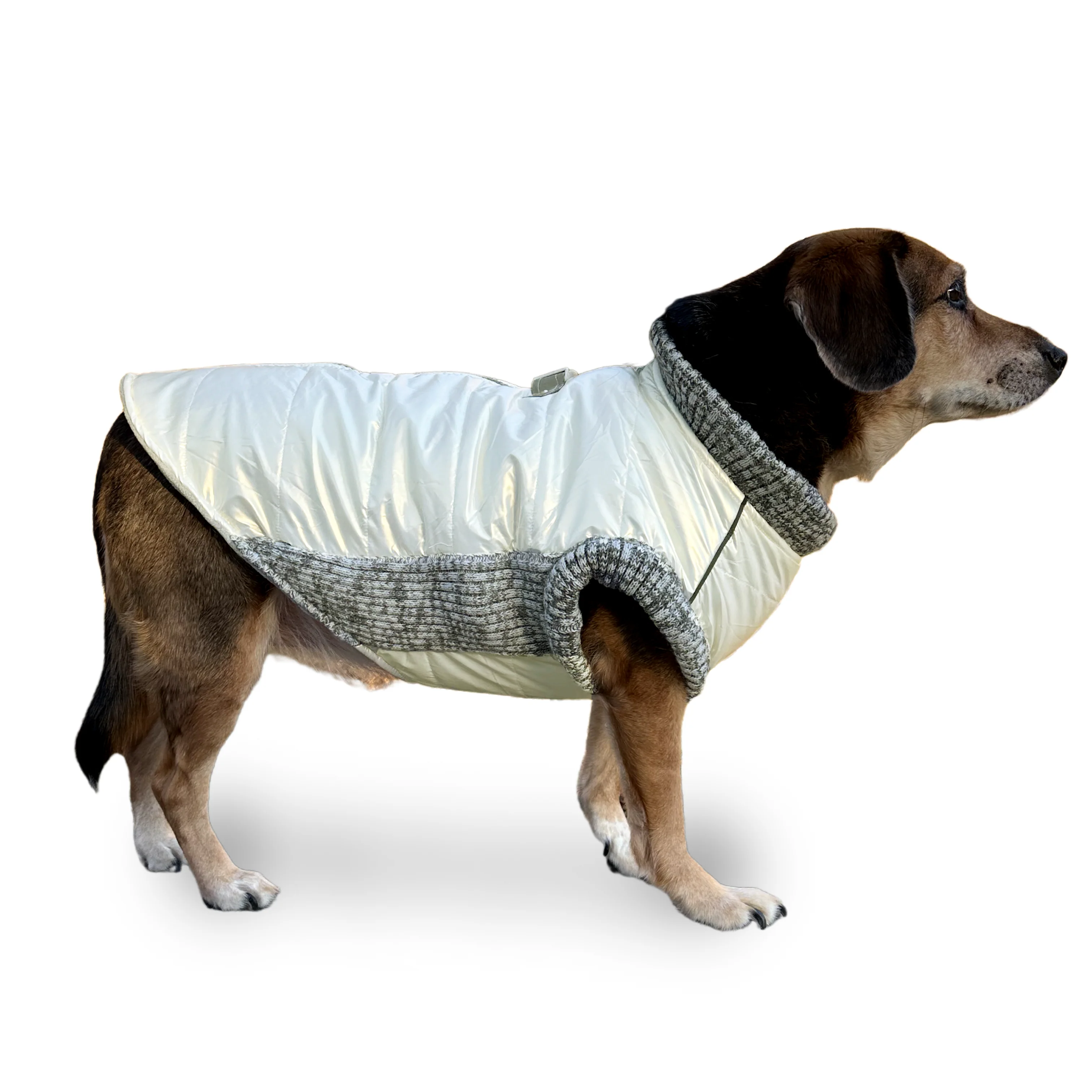 Runner Coat Metallic Pearl White - Image 6