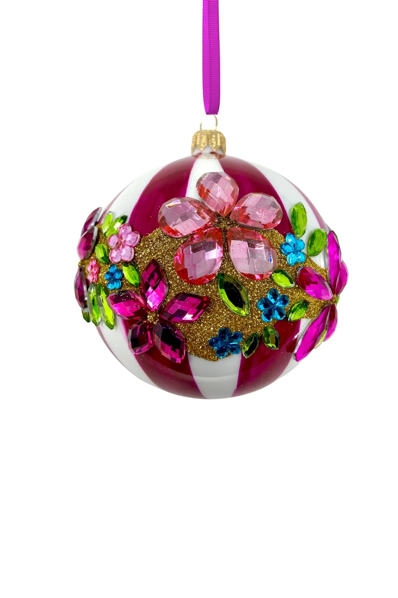 Runway Rose Polish Glass Bauble - Image 2
