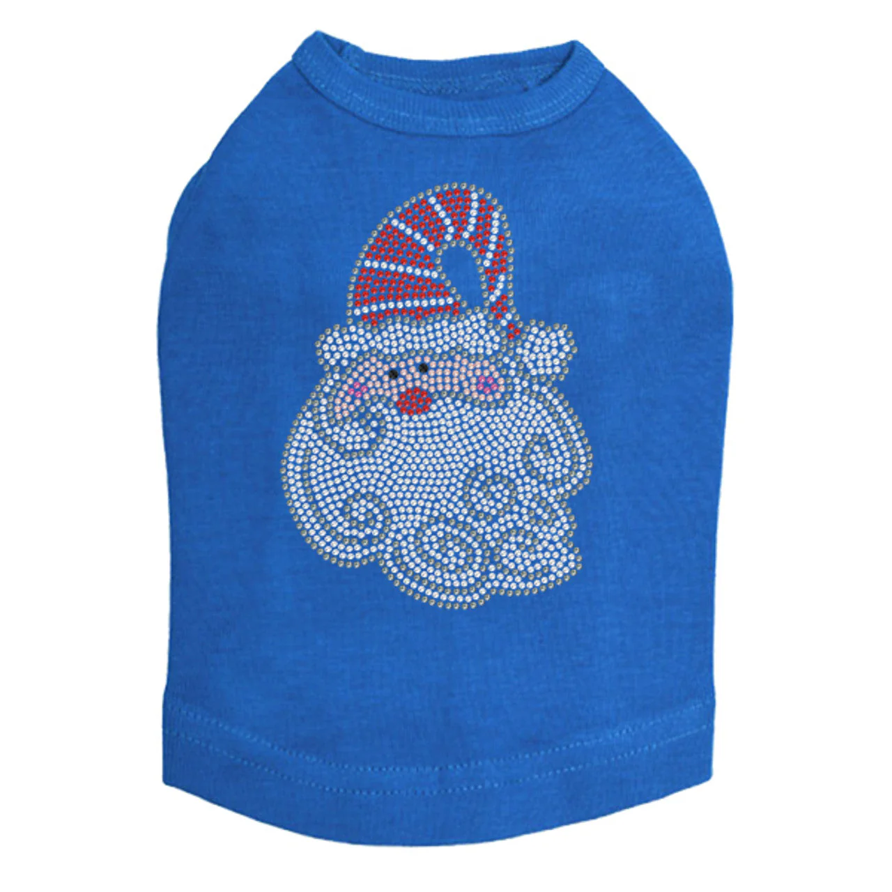 Santa Face with Curly Beard - Dog Tank - Image 6