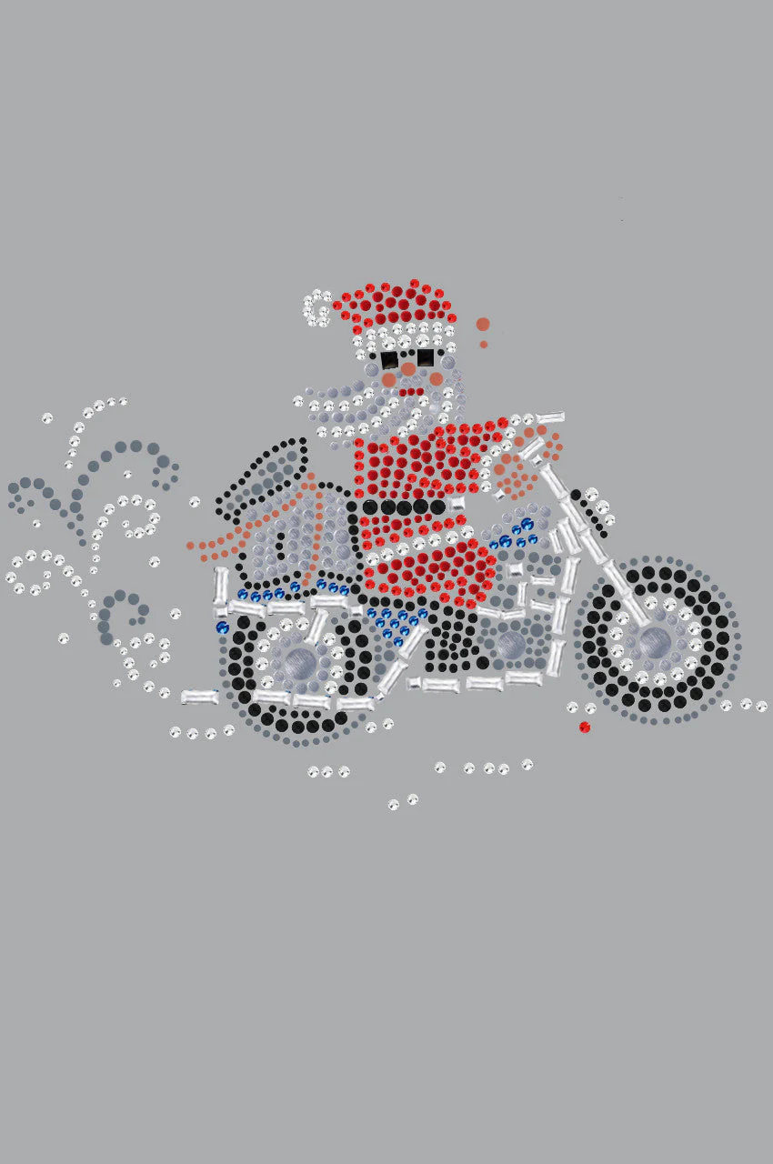 Santa on Motorcycle - Tutu - Image 6
