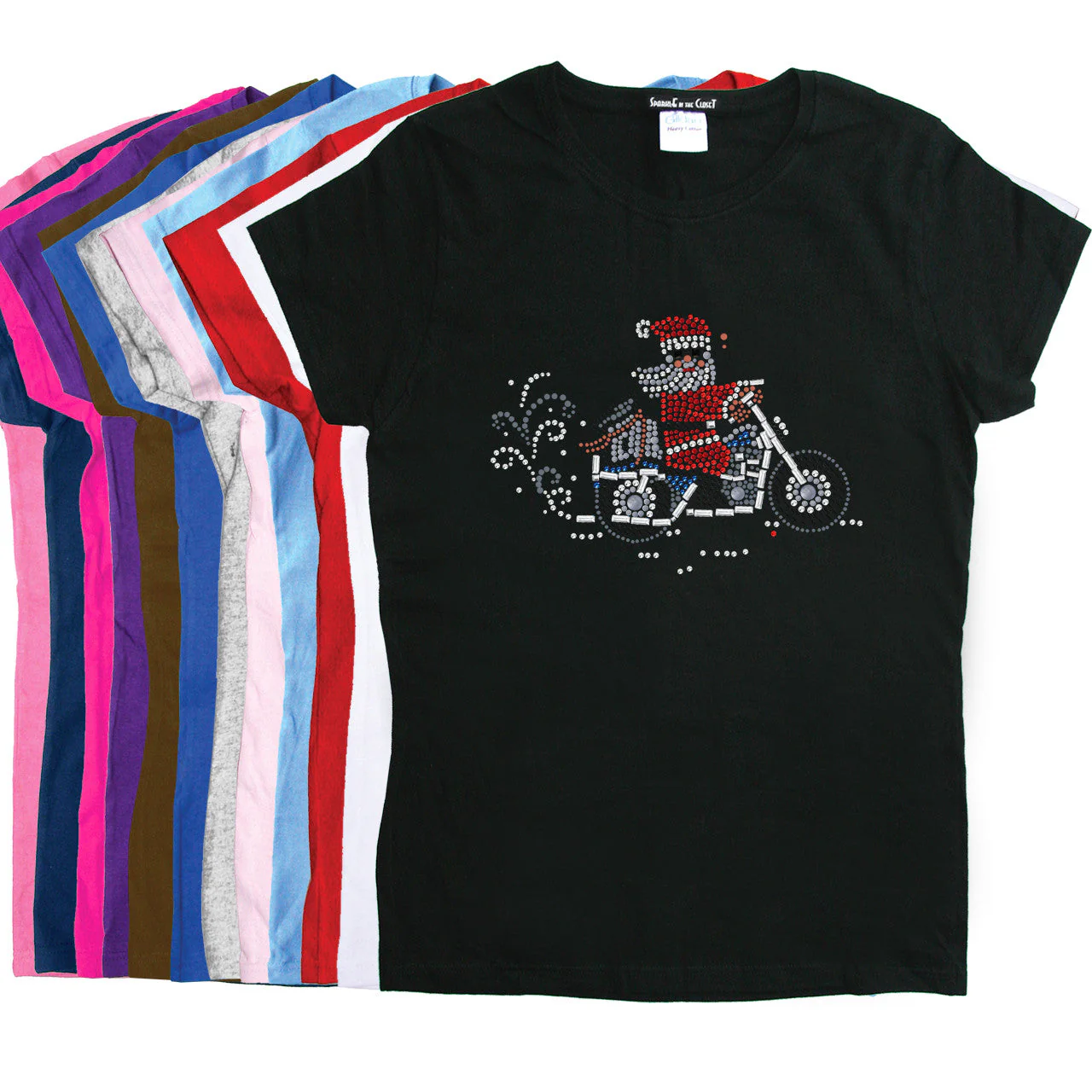 Santa on Motorcycle - Women's Tee - Image 16