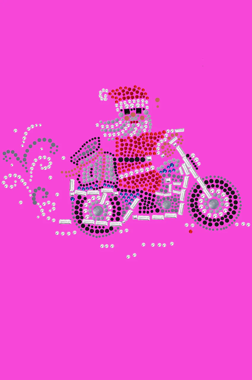 Santa on Motorcycle - Women's Tee - Image 8