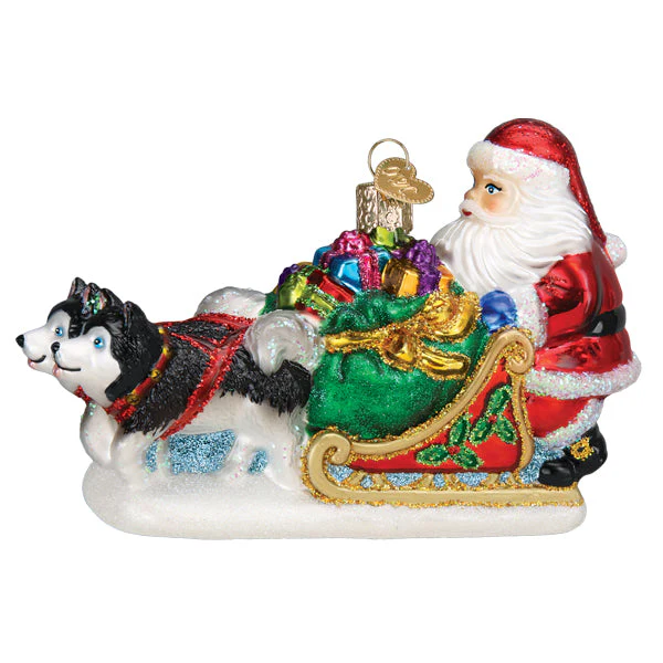 Santas Dog Sled Ornament - Image 3