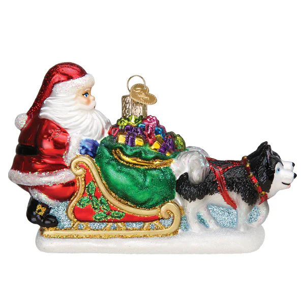 Santas Dog Sled Ornament - Image 4