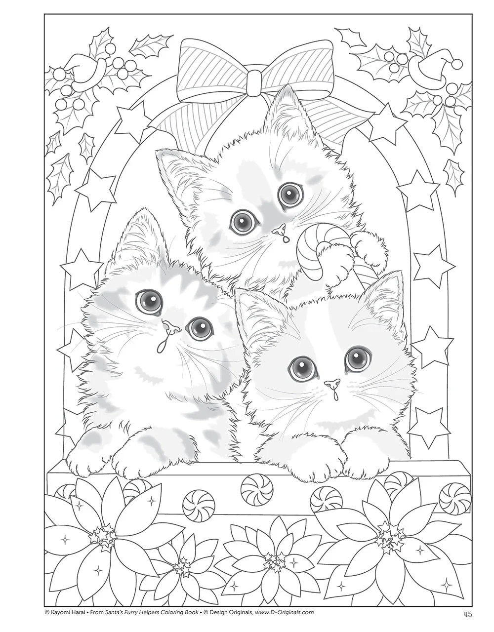 Santa's Furry Helpers Coloring Book - Image 6