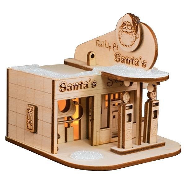 Santas Sleigh Station Ornament - Image 2