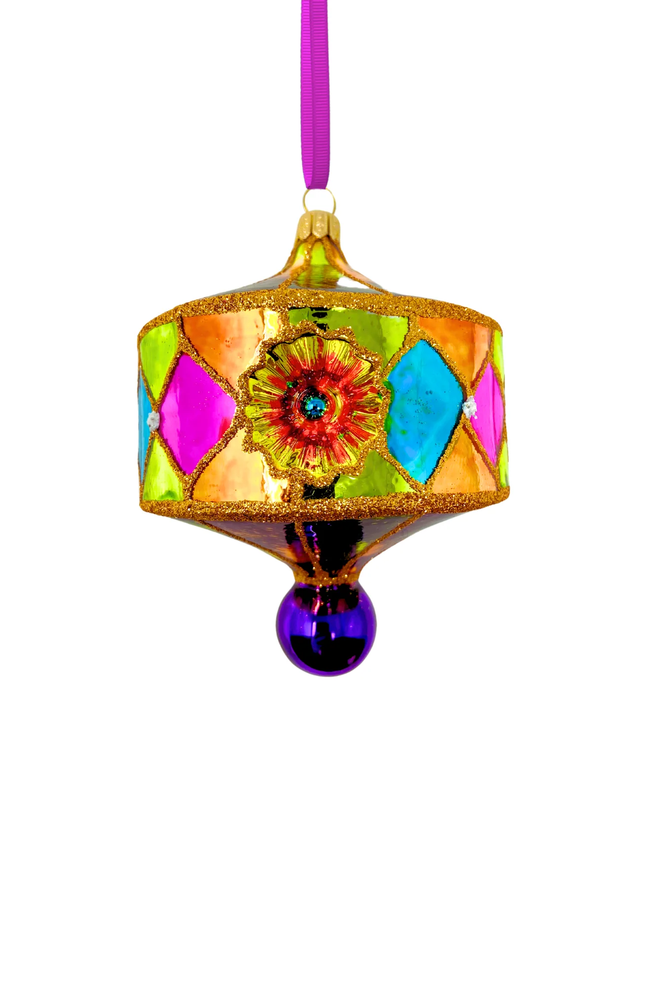 Santiago Reflector Polish Glass Ornament - Image 3
