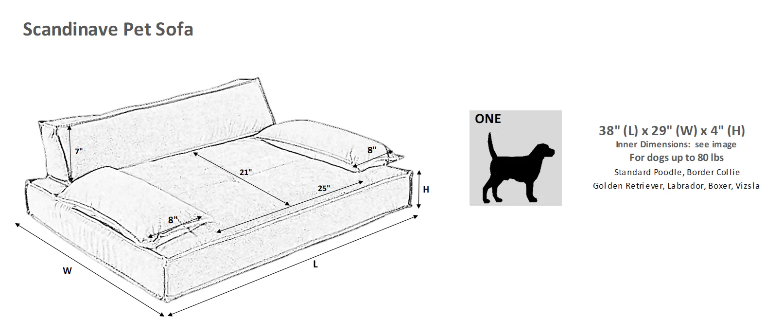 Scandinave Pet Sofa Shadow - Image 5