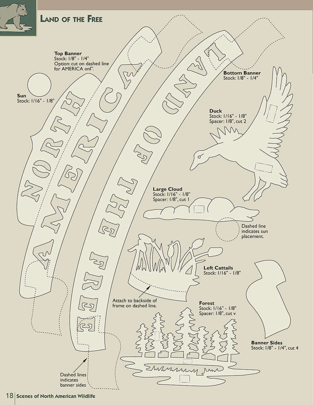 Scenes of North American Wildlife for the Scroll Saw - Image 3