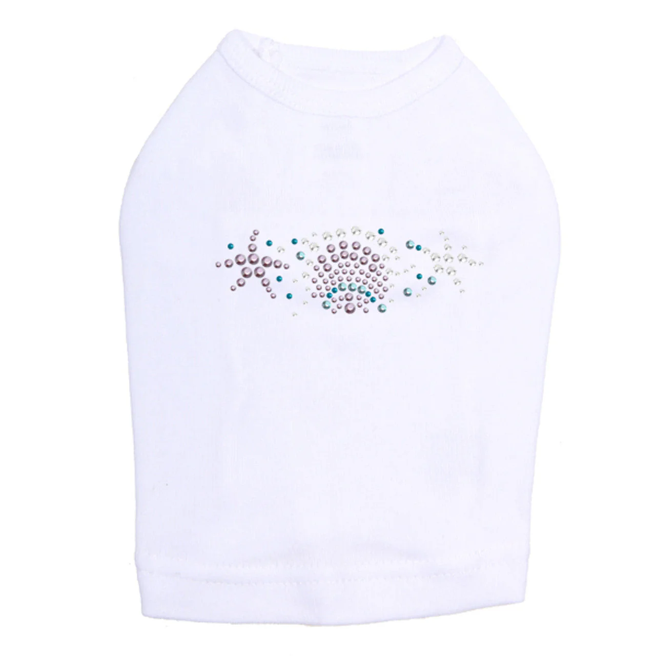 Sea Shells (Small Rhinestone) - Dog Tank - Image 10