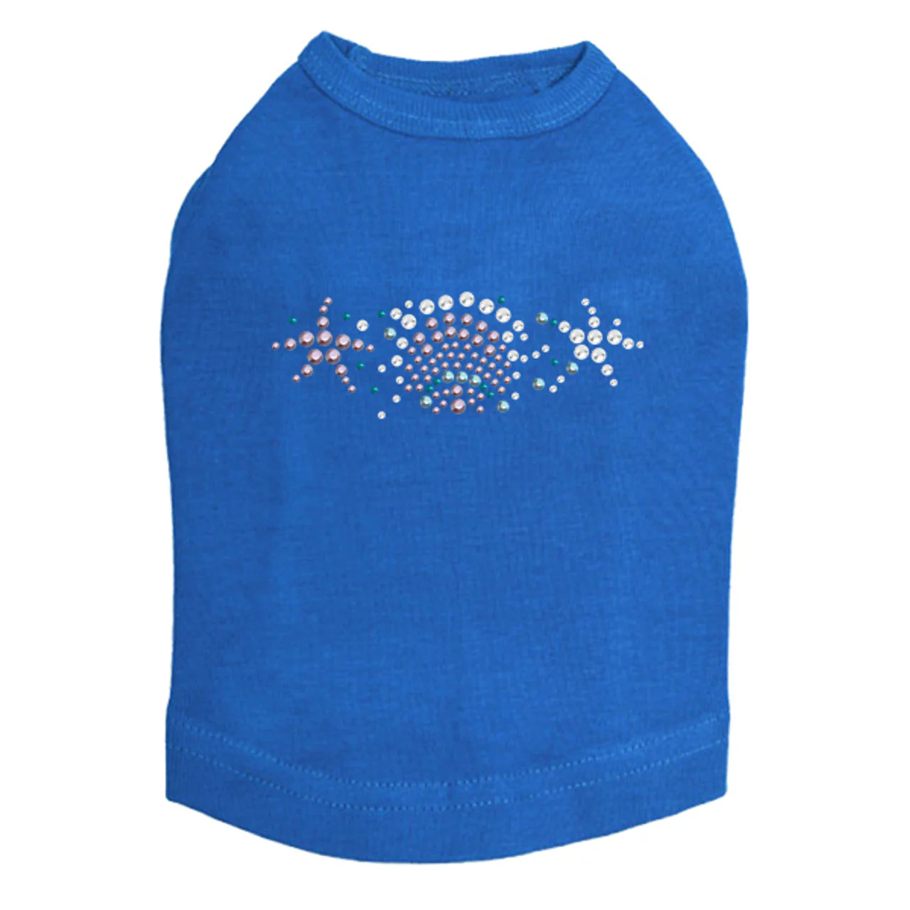 Sea Shells (Small Rhinestone) - Dog Tank - Image 11