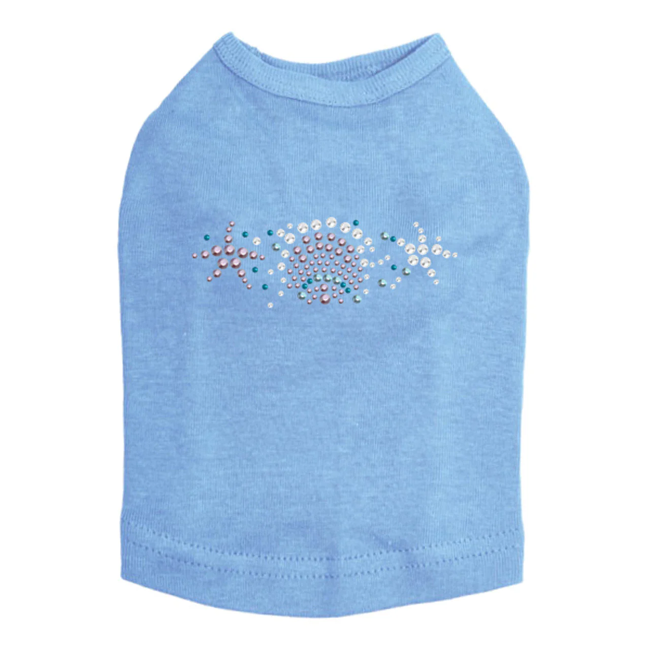 Sea Shells (Small Rhinestone) - Dog Tank - Image 8