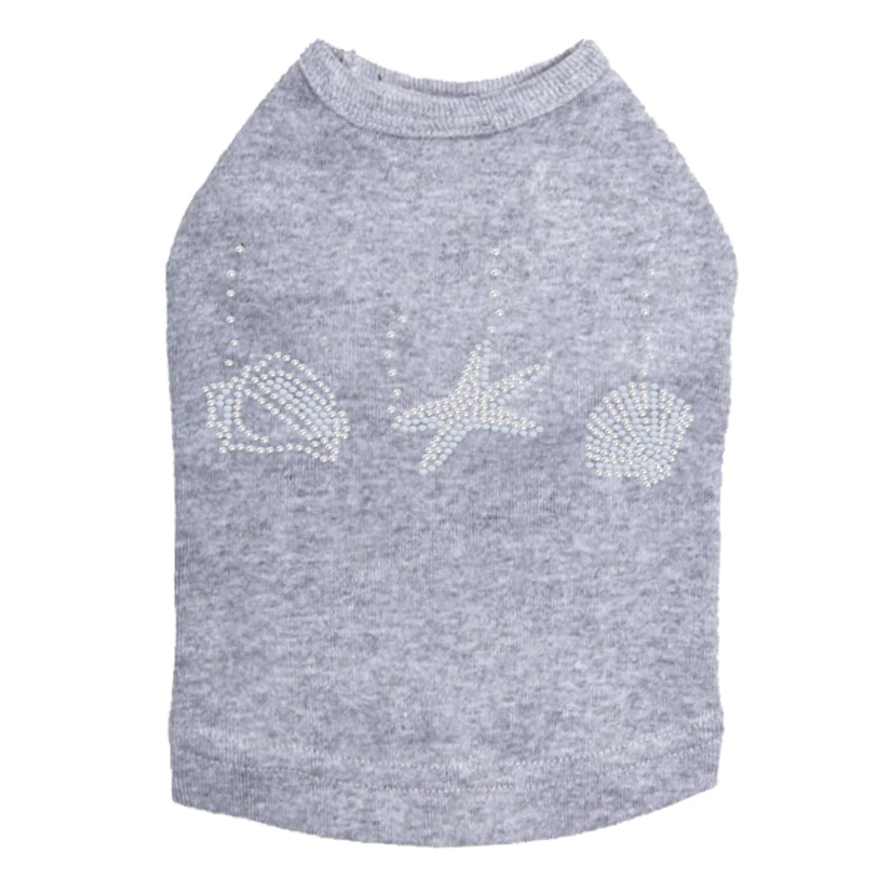 Sea Shells (White Pearl) - Dog Tank - Image 2
