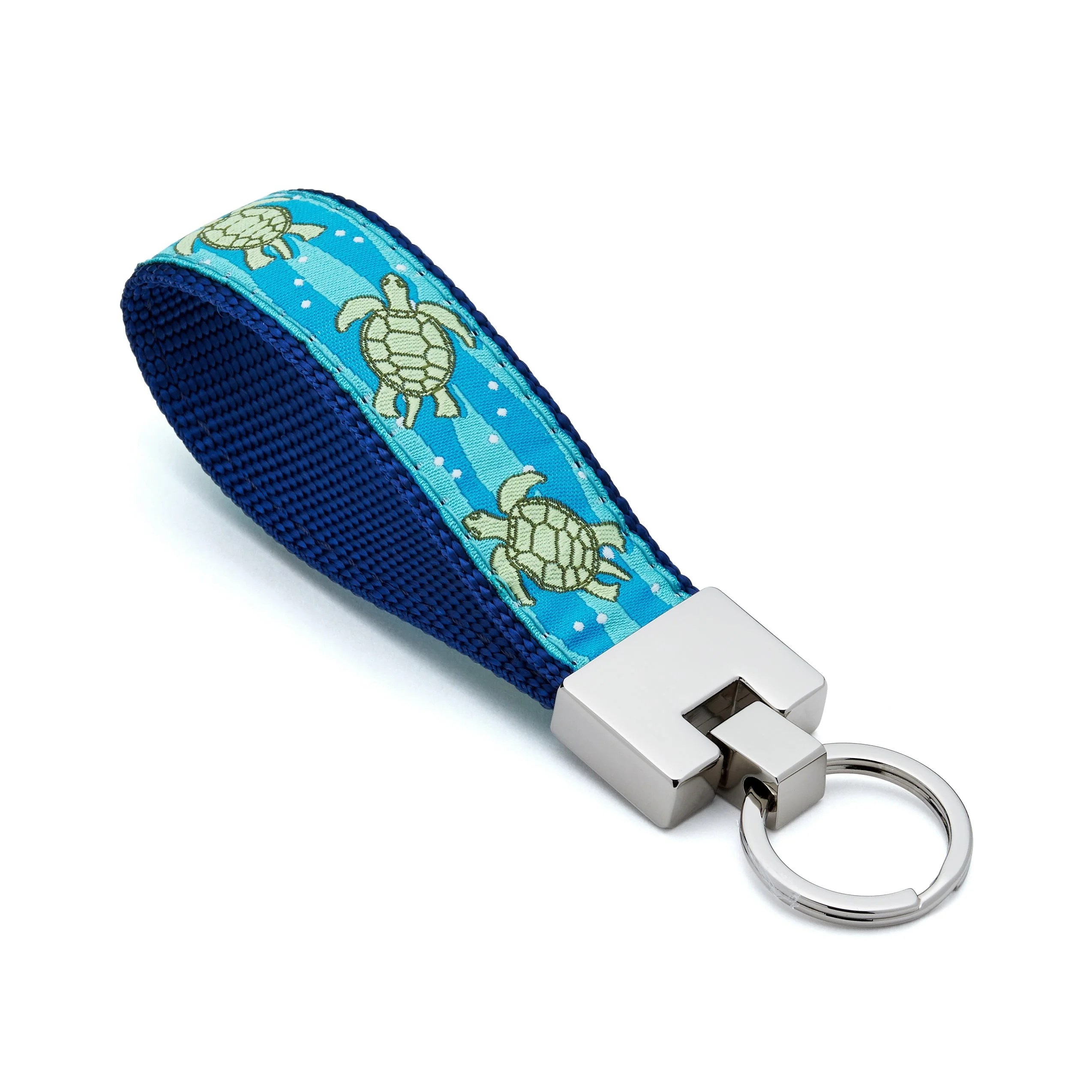 Up Country Sea Turtle Cast Brass Key Ring