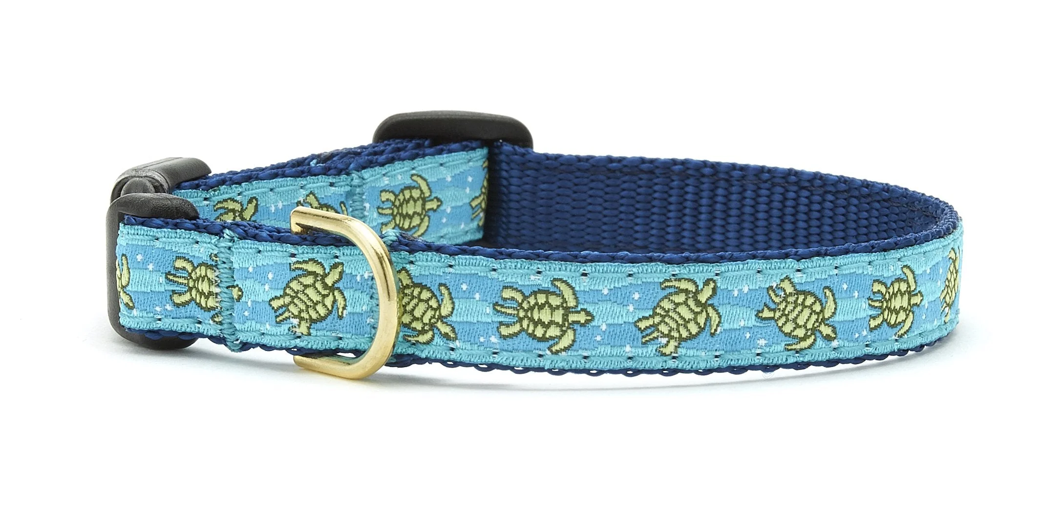 Up Country Sea Turtle Made in USA Dog Collar