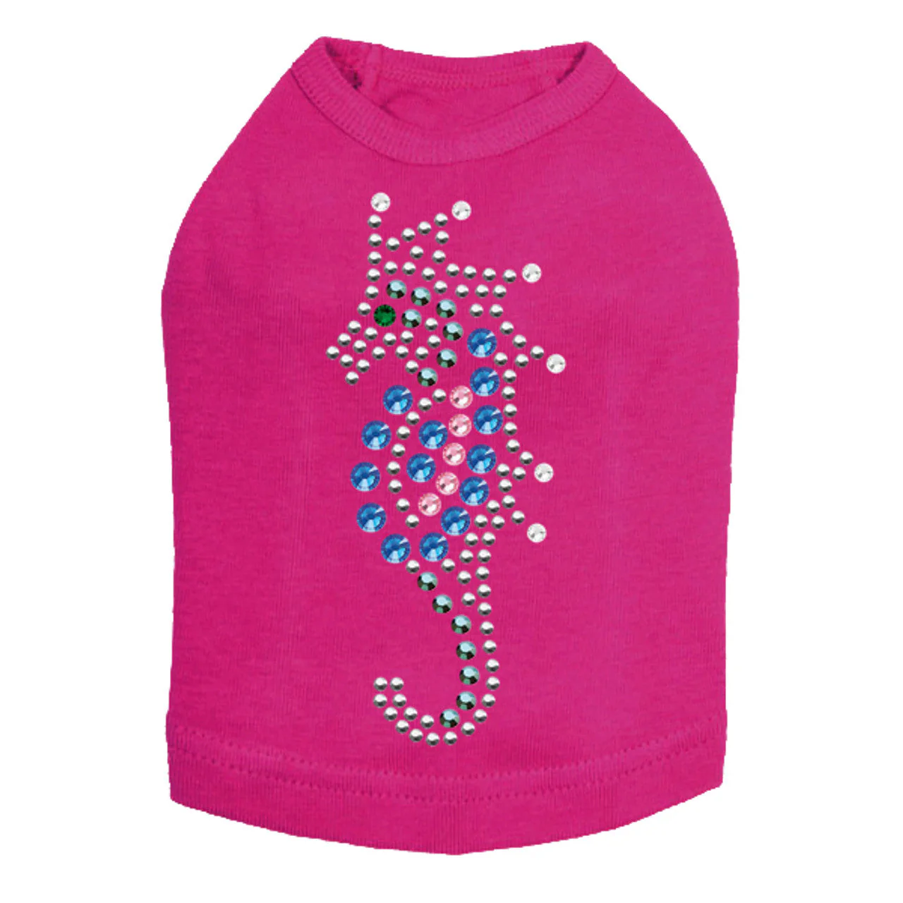 Seahorse (Blue) - Dog Tank - Image 13
