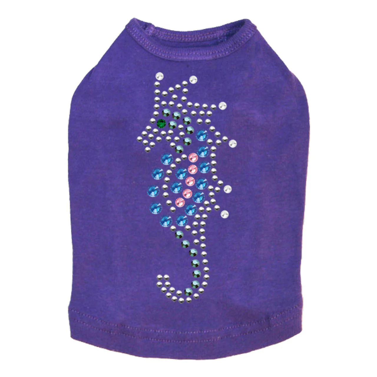 Seahorse (Blue) - Dog Tank - Image 8