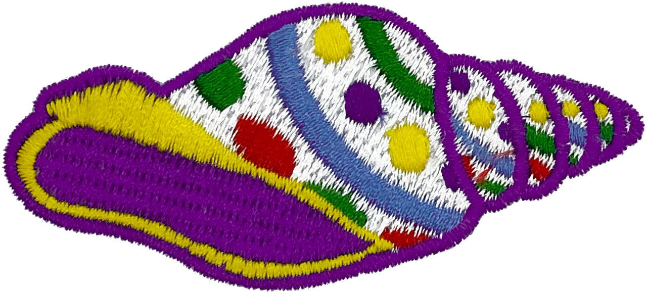 Seashell (Purple) - Patch