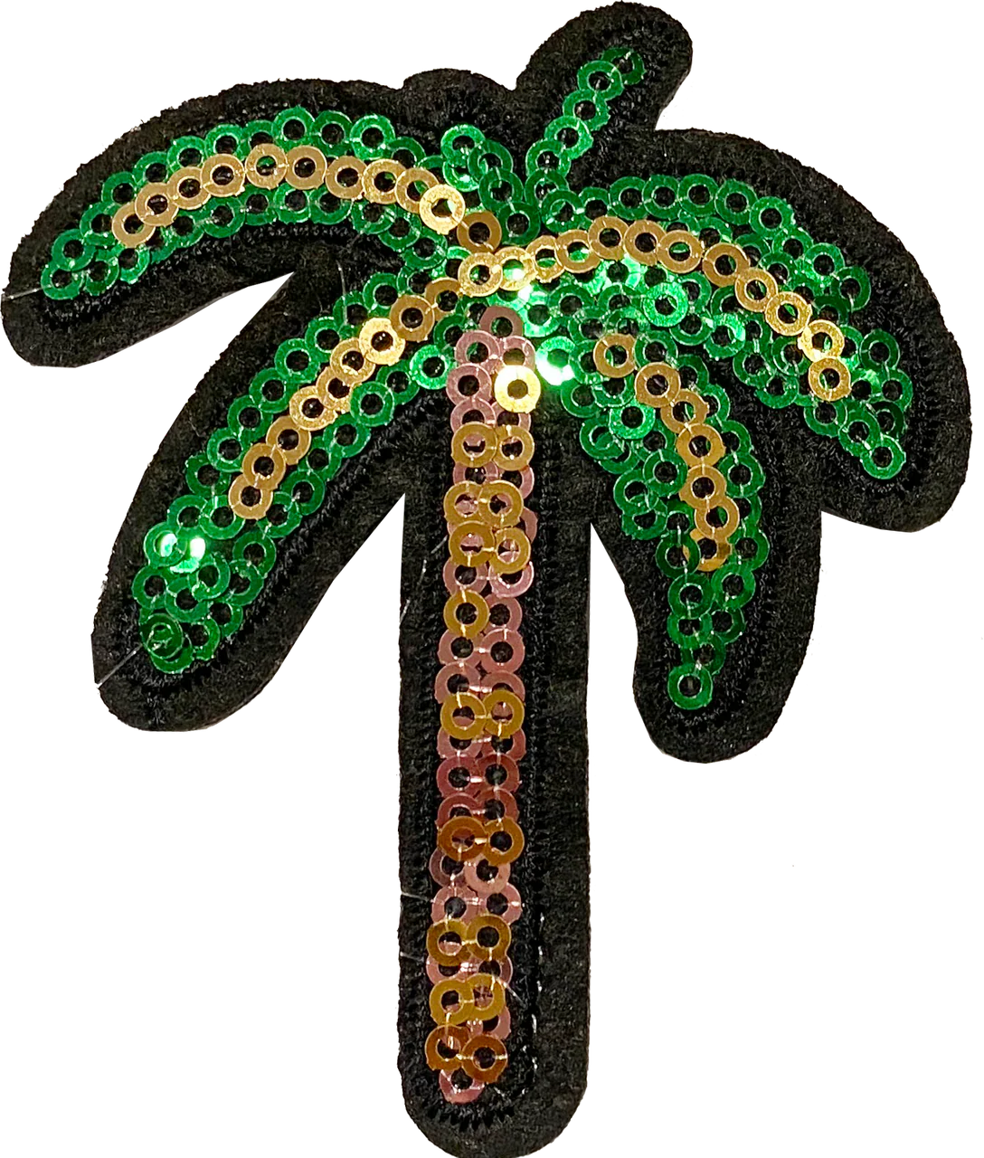 Sequin Palm Tree Patch