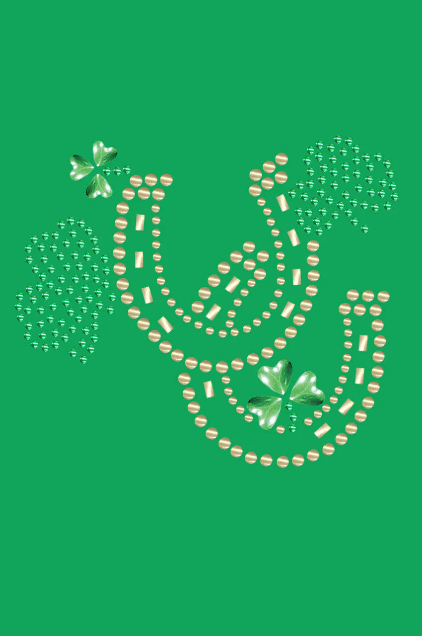 Shamrocks & Horseshoes - Bandanna - Image 2
