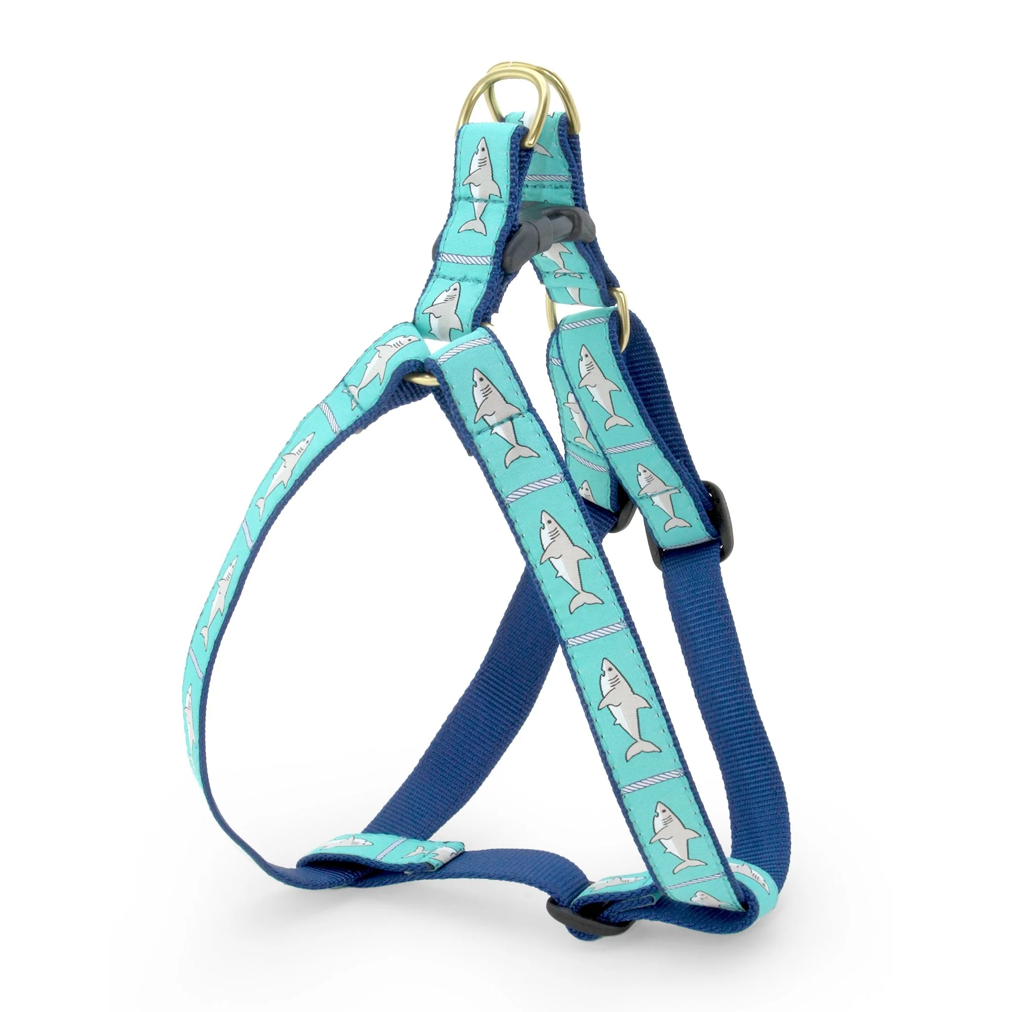 Up Country Shark Dog Cast Brass Dog Harness