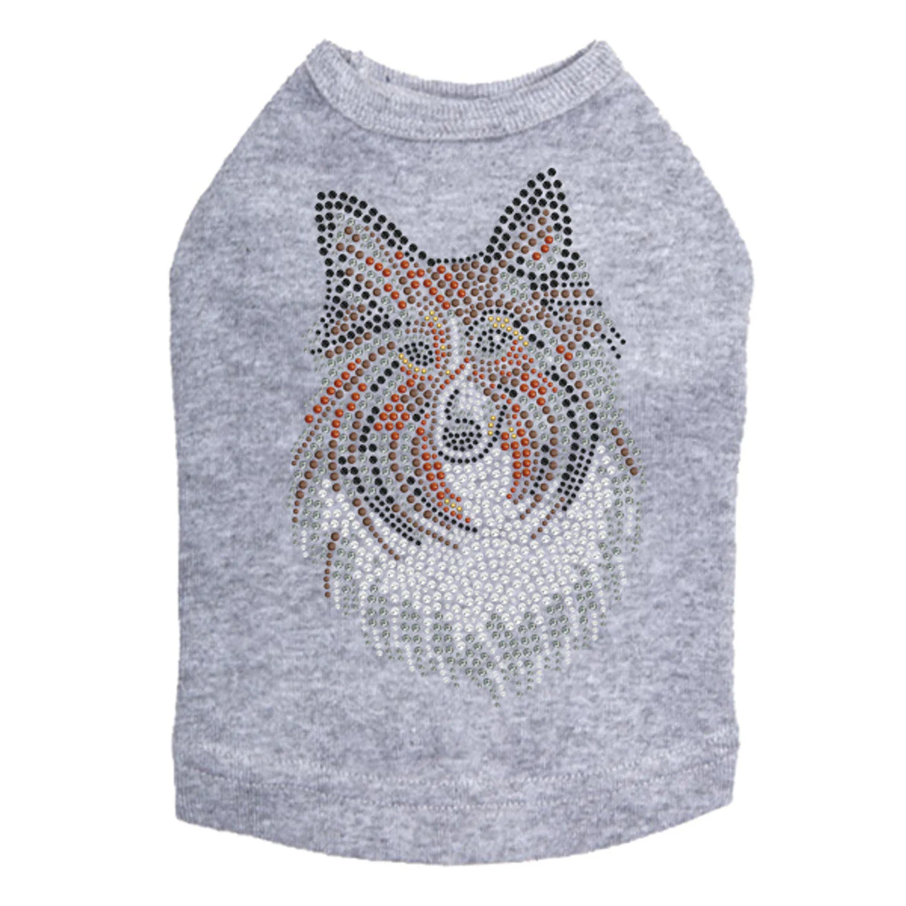 Sheltie Face - Dog Tank - Image 12
