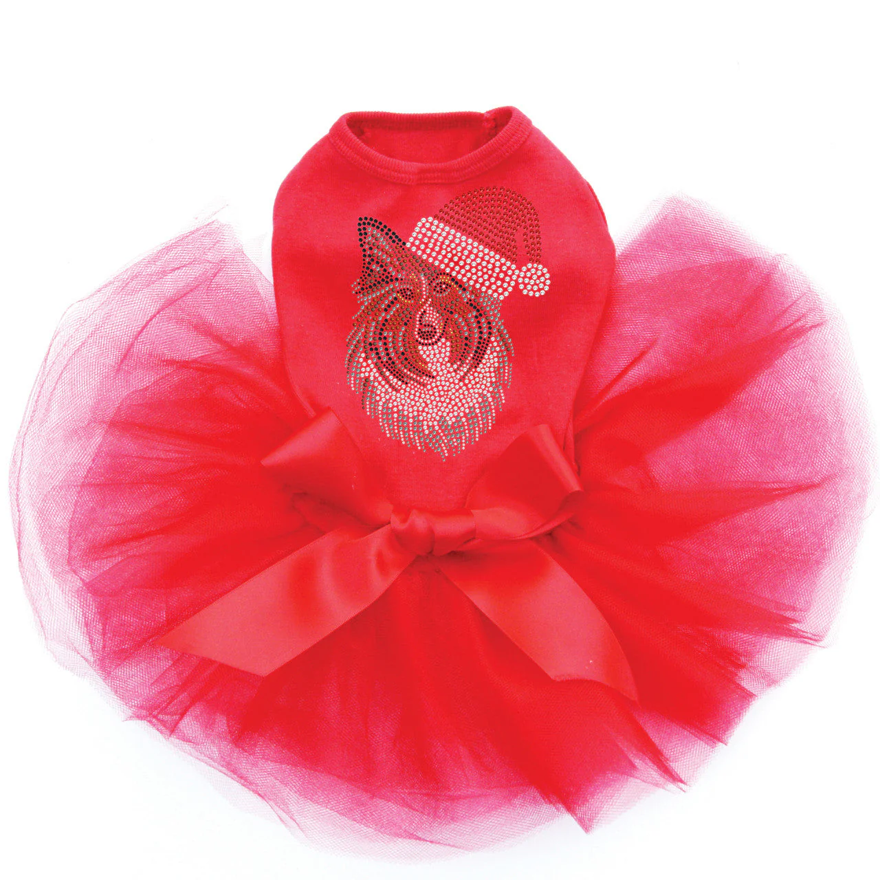 Sheltie Face with Santa Hat - Custom Tutu - Image 4