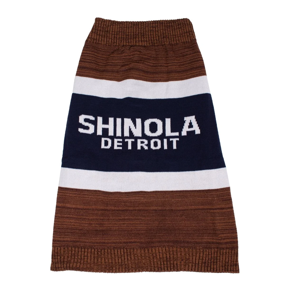 Shinola Brand Stripe Knitted Pet Sweater - Image 10