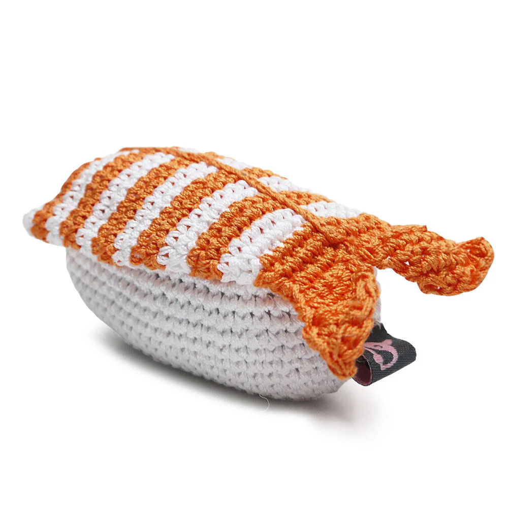 Shrimp Sushi Crochet Toy - Image 3