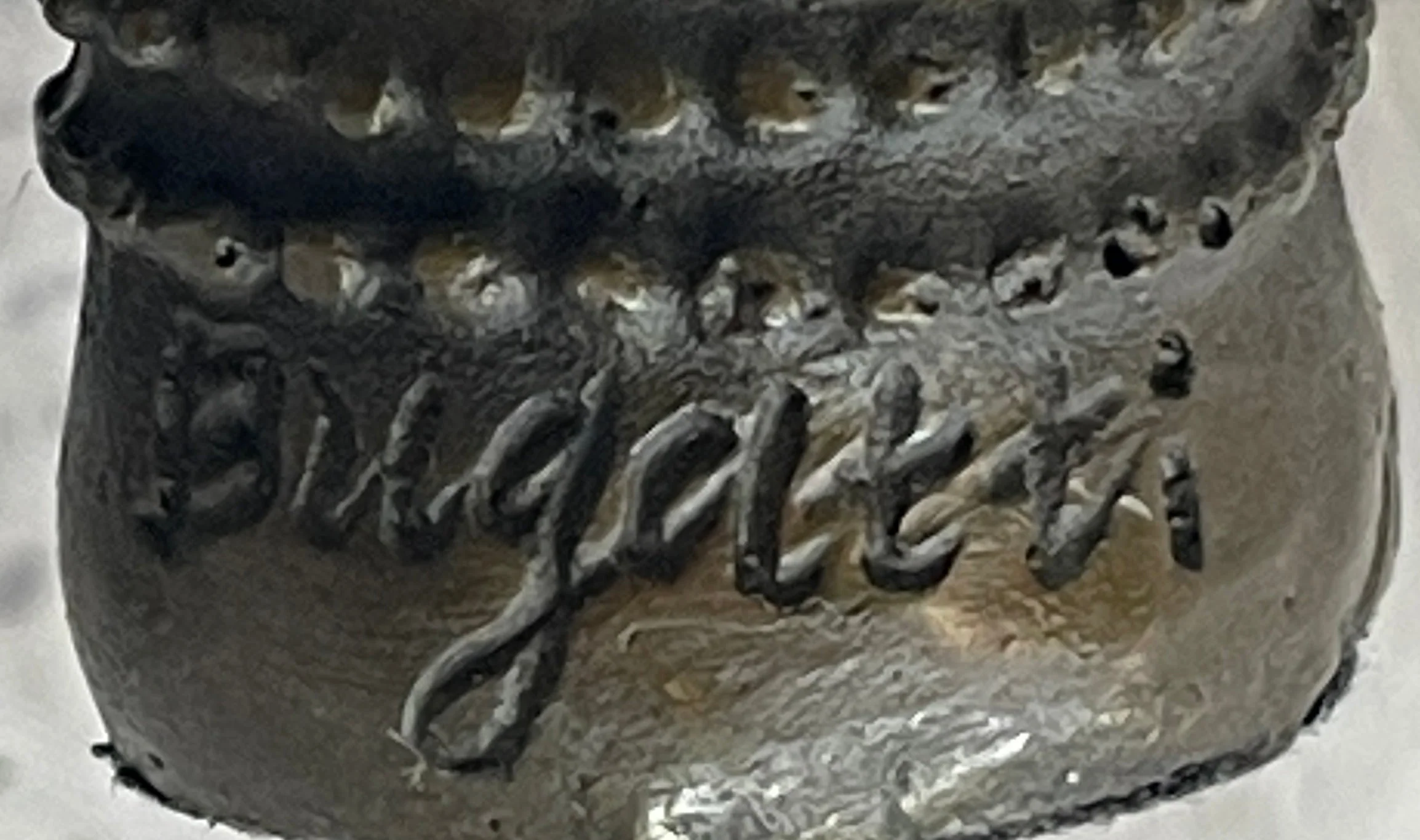 Signed Laughing Elephant Symbol of Luck Bronze Sculpture Statue Artwork - Image 10