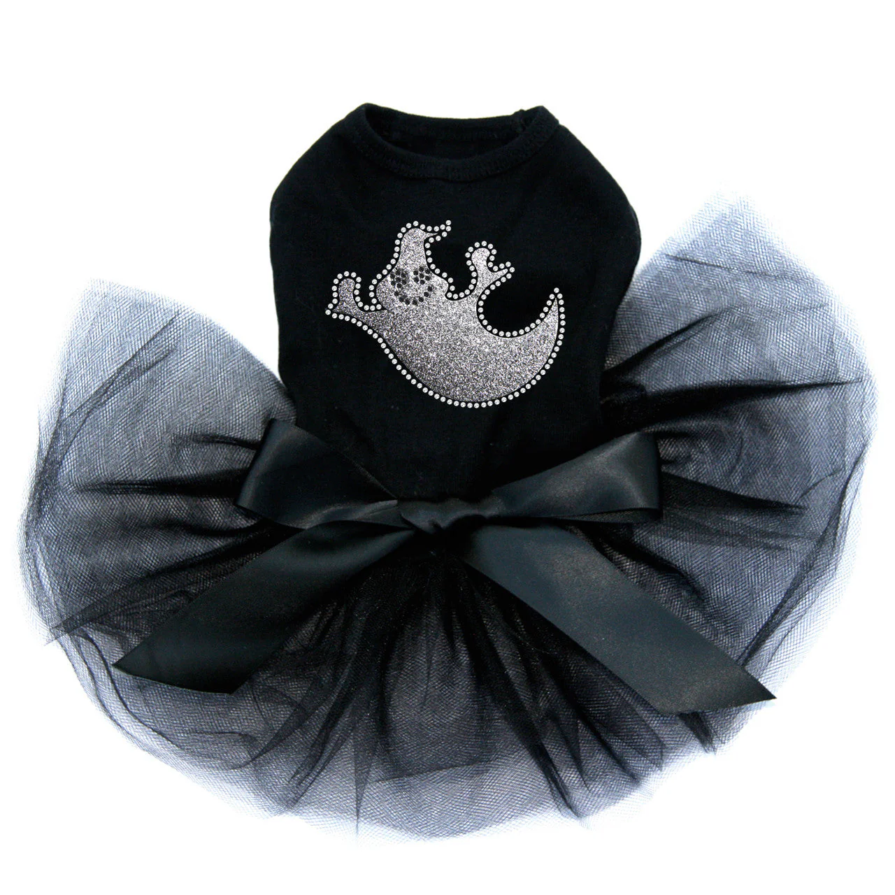 Silver Glitter Ghost - Custom Tutu - Image 2
