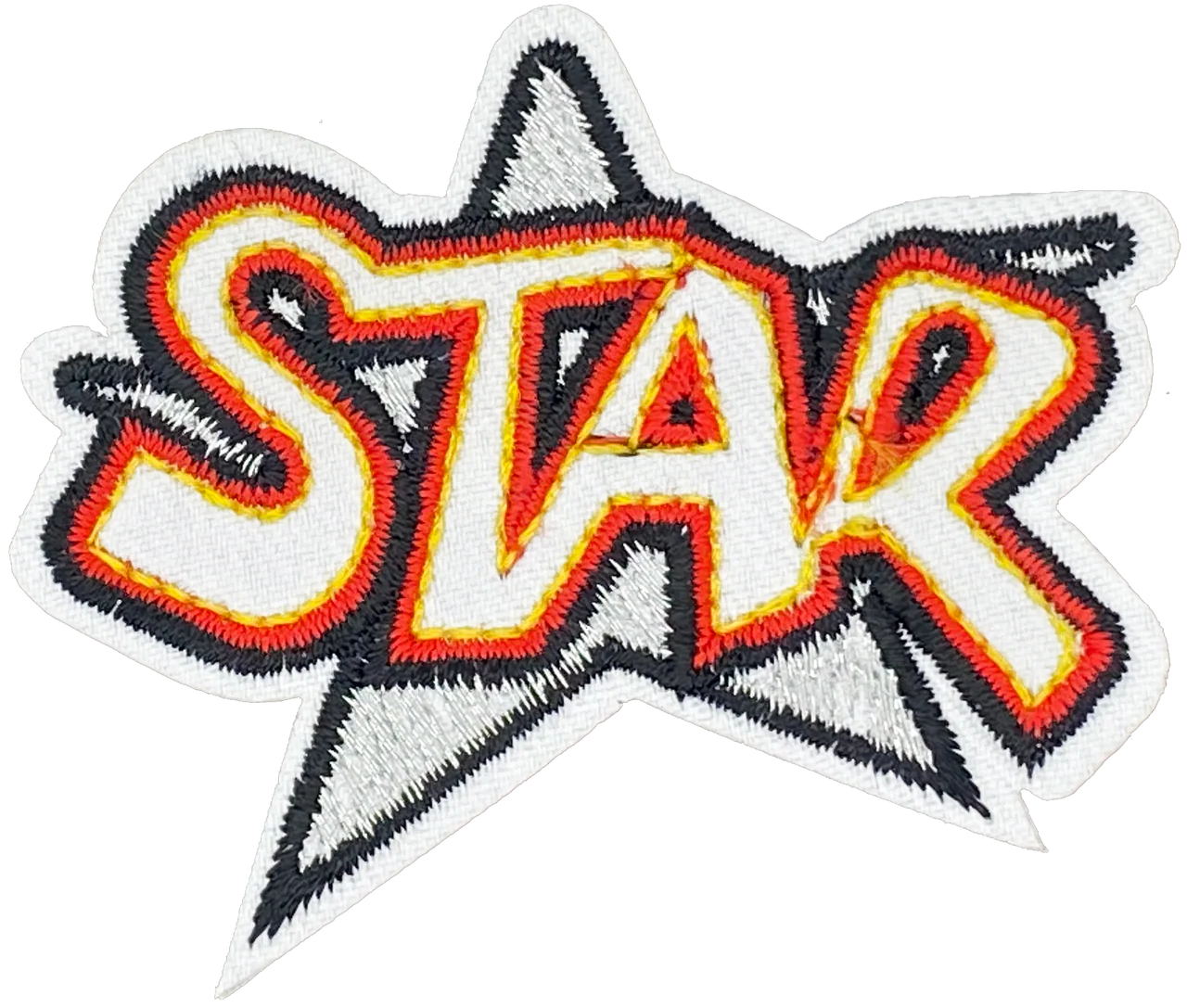 Silver with Red Star - Patch