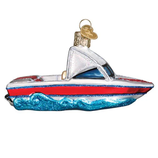 Ski Boat Ornament - Image 4