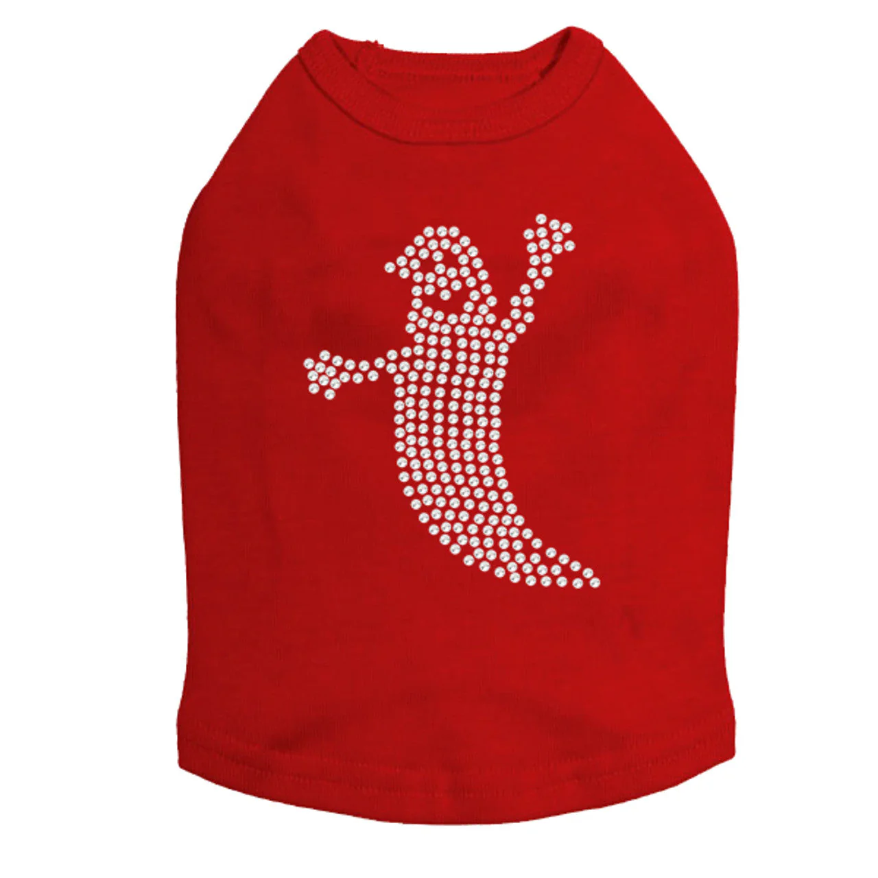 Skinny Rhinestone Ghost - Dog Tank - Image 6