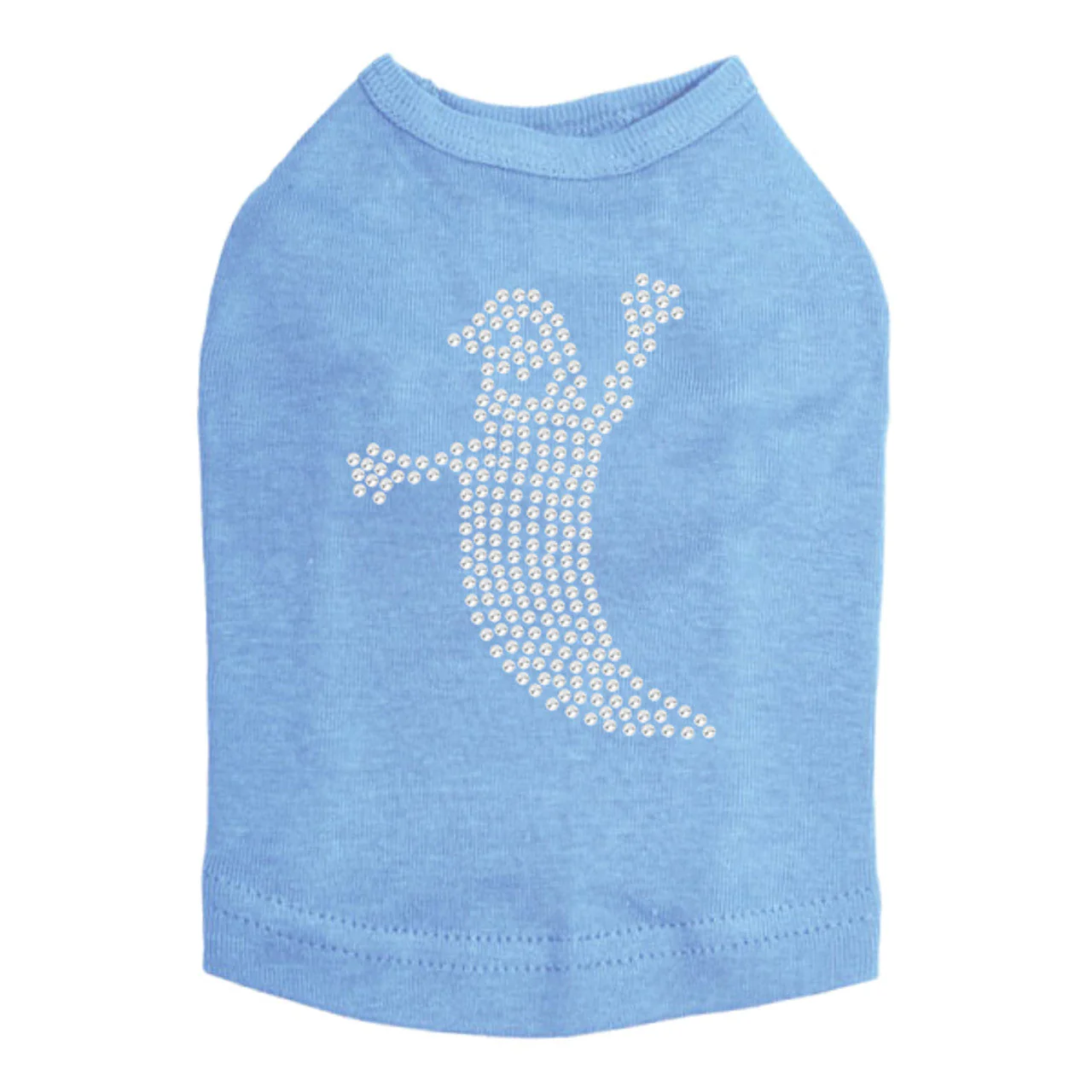 Skinny Rhinestone Ghost - Dog Tank - Image 8