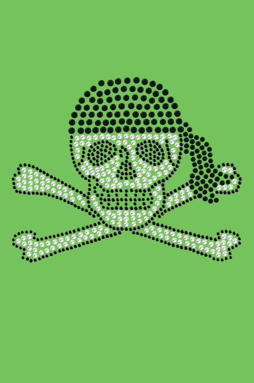 Skull with Black Bandanna - Bandanna - Image 4