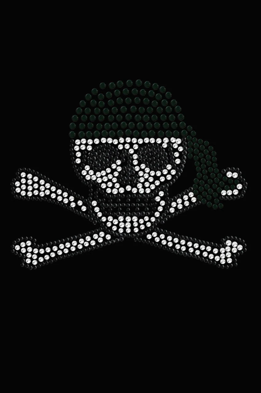 Skull with Black Bandanna - Bandanna - Image 7