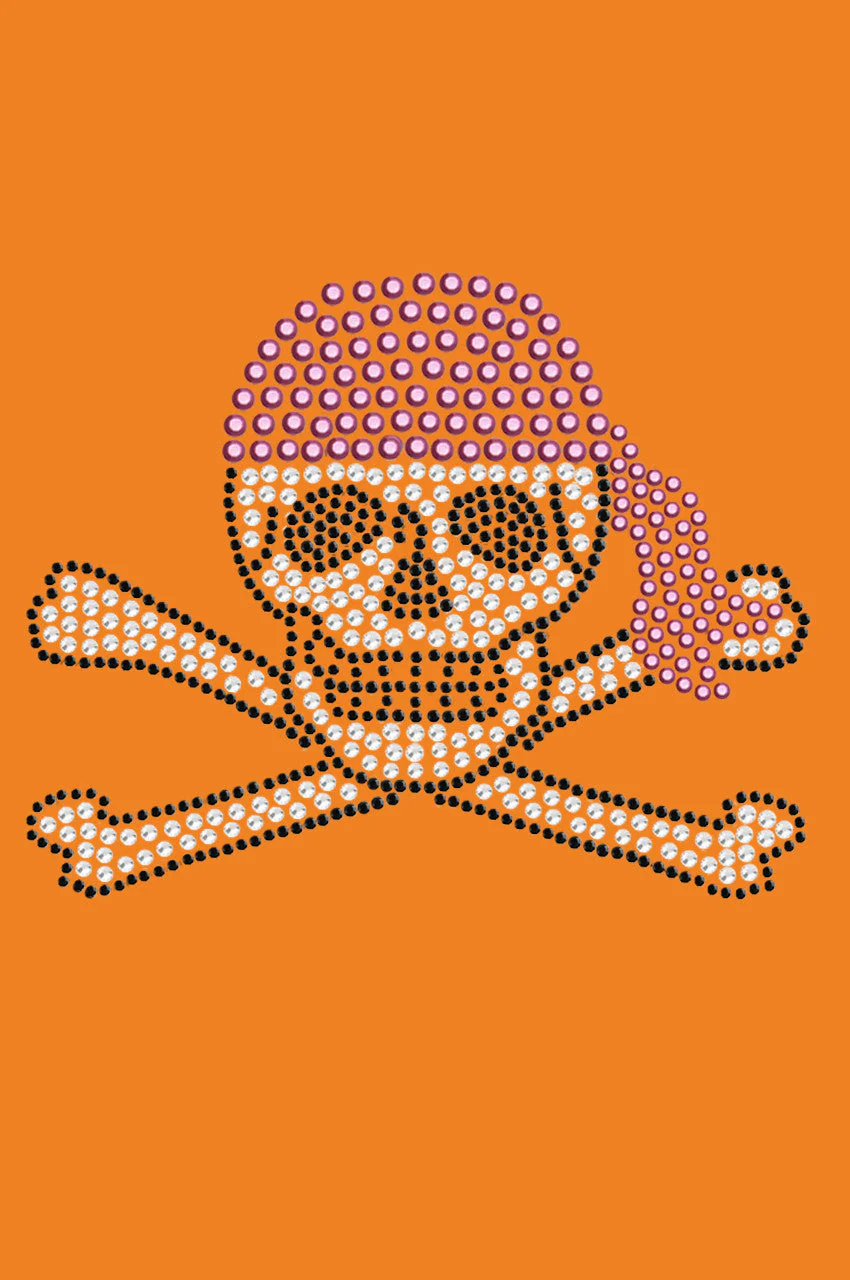Skull with Pink Bandanna - Bandanna - Image 11
