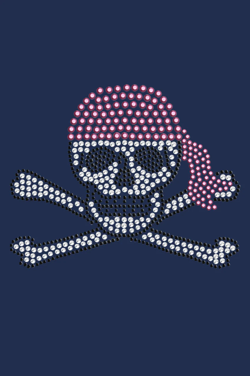 Skull with Pink Bandanna - Bandanna - Image 4