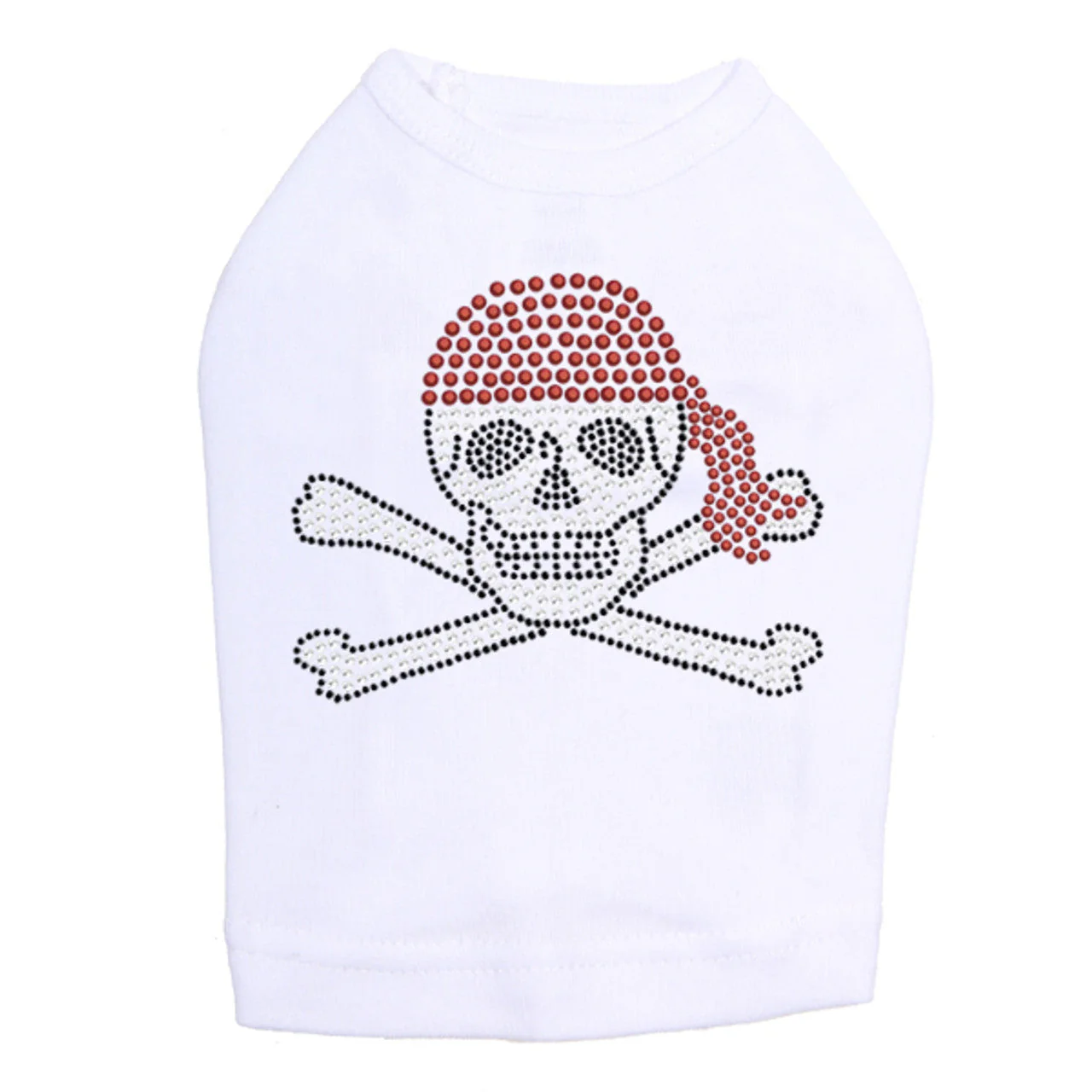 Skull with Red Bandanna- Dog Tank - Image 2