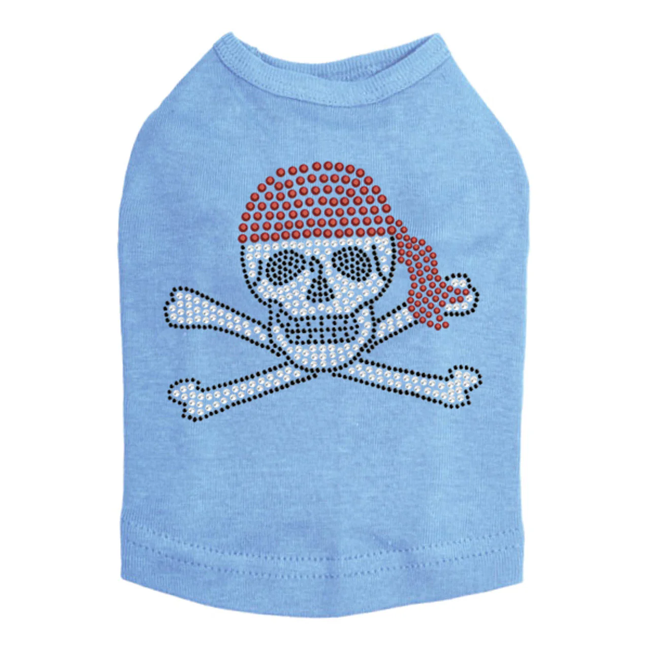 Skull with Red Bandanna- Dog Tank - Image 9