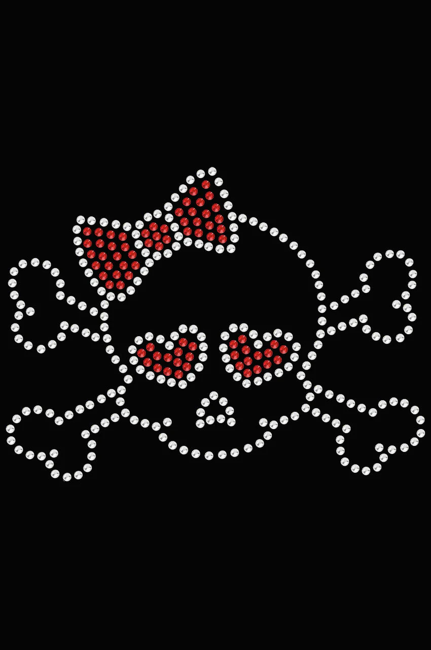 Skull with Red Bow Bandanna - Image 13