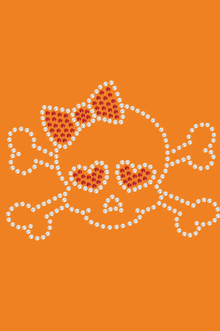Skull with Red Bow Bandanna - Image 5
