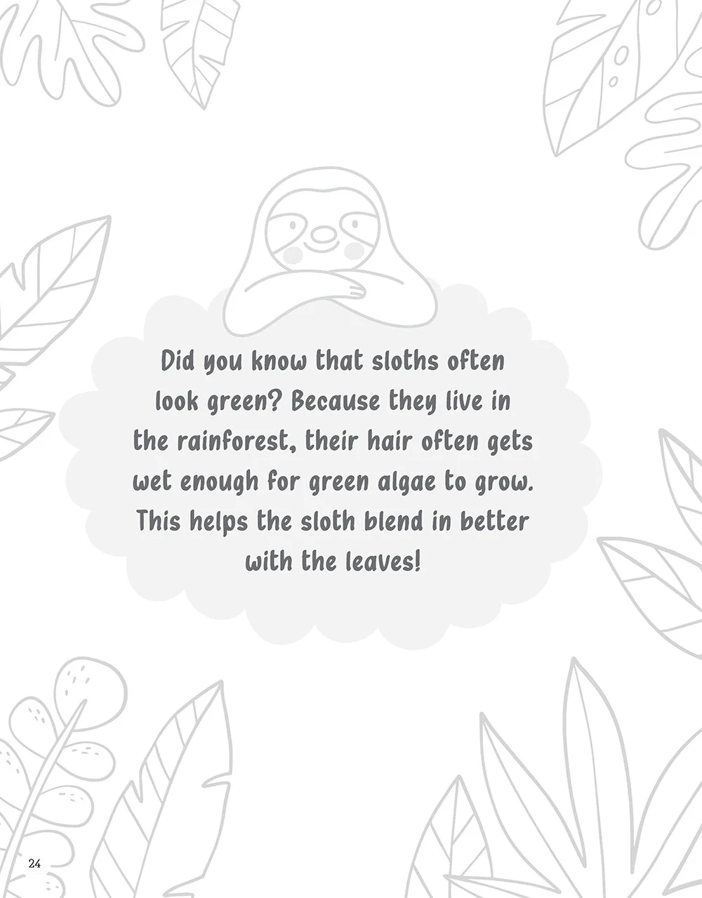 Sloths Coloring Book - Image 4